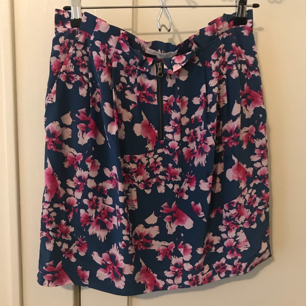 Madewell Floral Mini Skirt, Size 4.